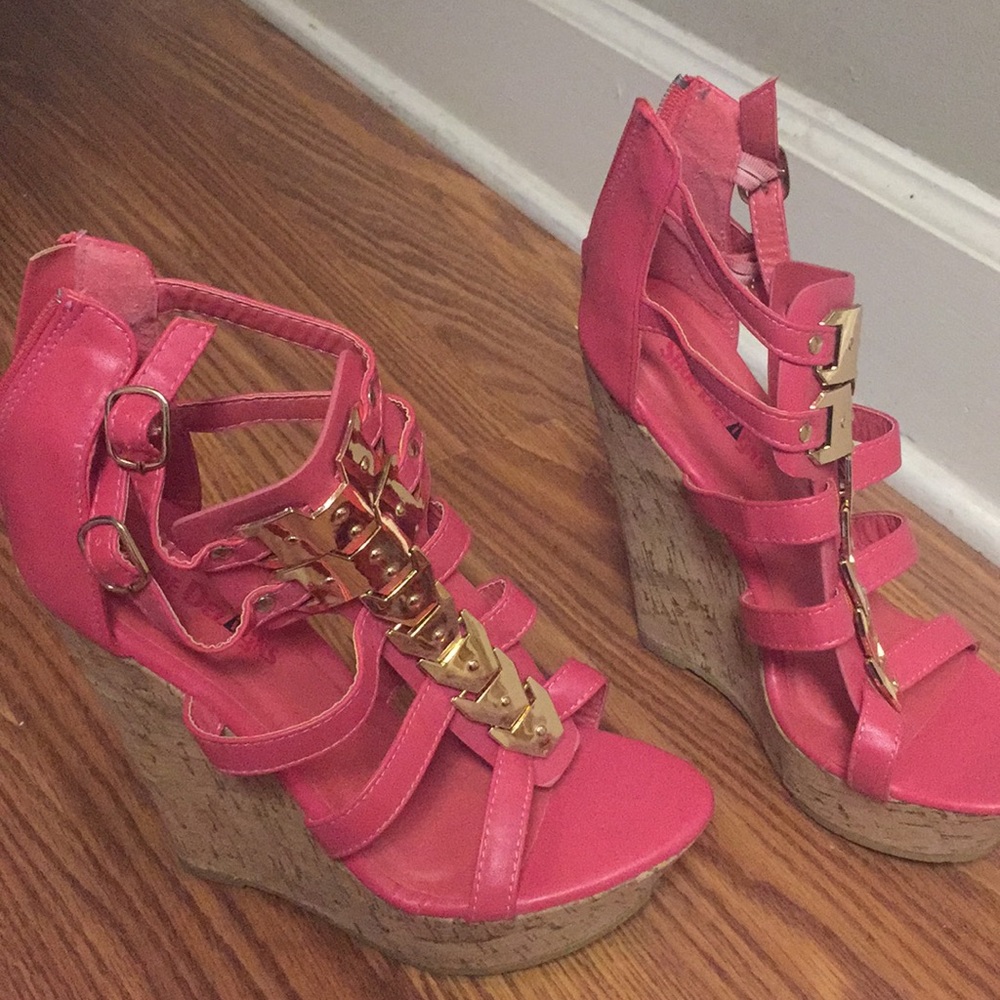 Pink espadrilles